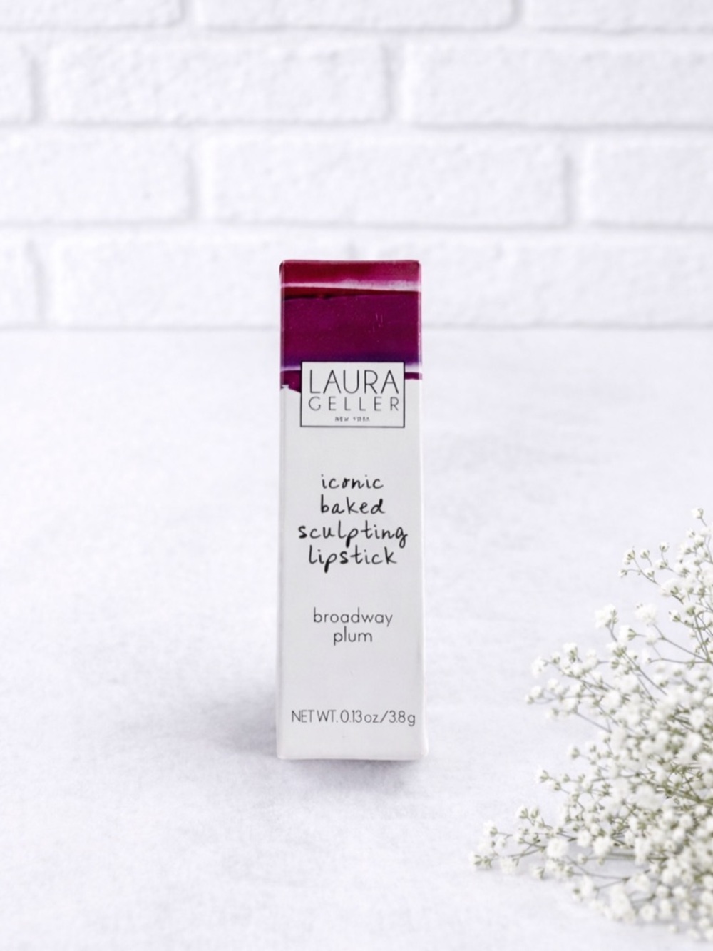 Laura Geller NEW IN BOX  Iconic Baked Sculpting Lipstick - Broadway Plum